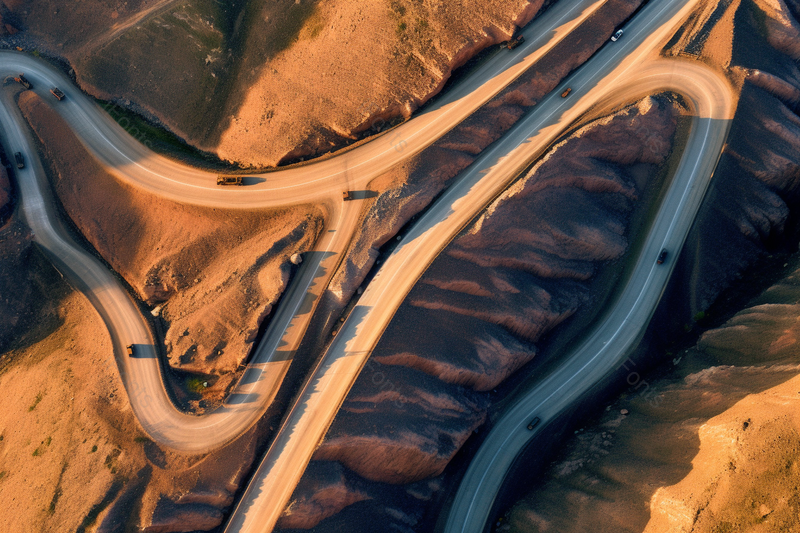 新疆盘龙古道盘山公里摄影真实俯拍,高清,摄影图,摄影图片,图片大全,摄影图免费下载